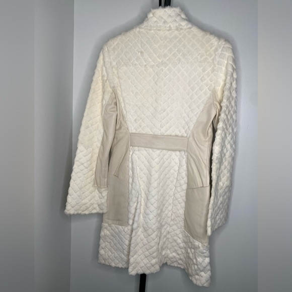 Valentino Roma Leather and Rabbit Fur Coat 🌟 - Picture 10 of 13